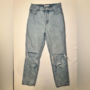 PacSun Light Blue High Rise Distressed Jeans
